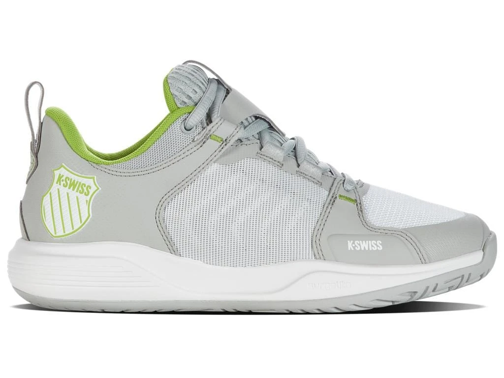 K-Swiss Ultrashot Team Womens Tennis Shoes - Grey Violet / White / Lime 2 K-Swiss Ultrashot Team Womens Tennis Shoes - Grey Violet / White / Lime - Image 2