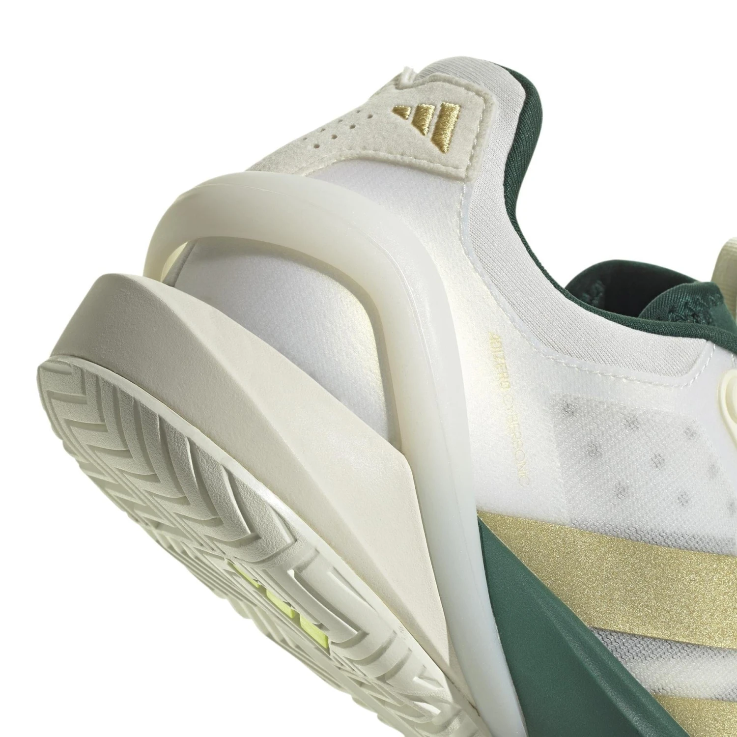 ADIDAS Cybersonic 2 Mens Tennis Shoes - White / Gold / Green 6 ADIDAS Cybersonic 2 Mens Tennis Shoes - White / Gold / Green - Image 6