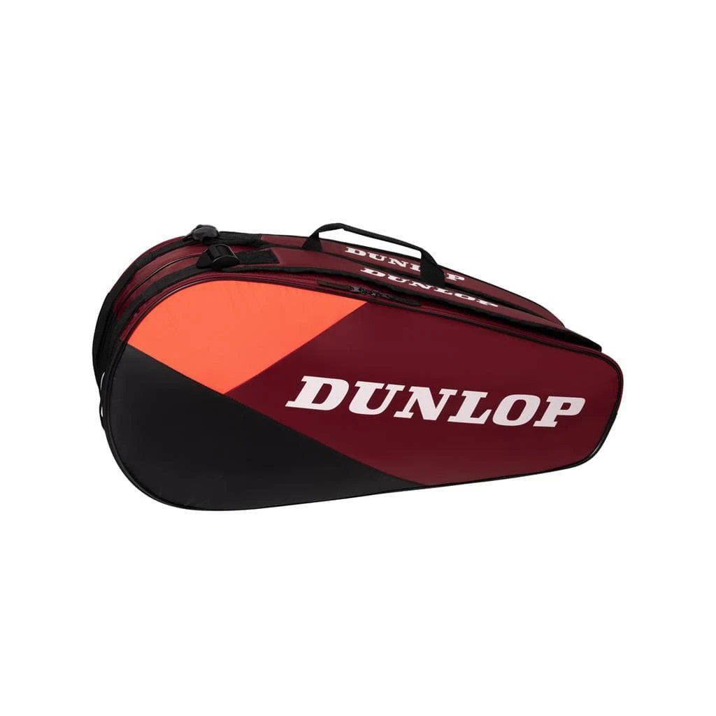 Dunlop CX Club 6 Tennis Racket Bag - Black / Red 2 Dunlop CX Club 6 Tennis Racket Bag - Black / Red - Image 2
