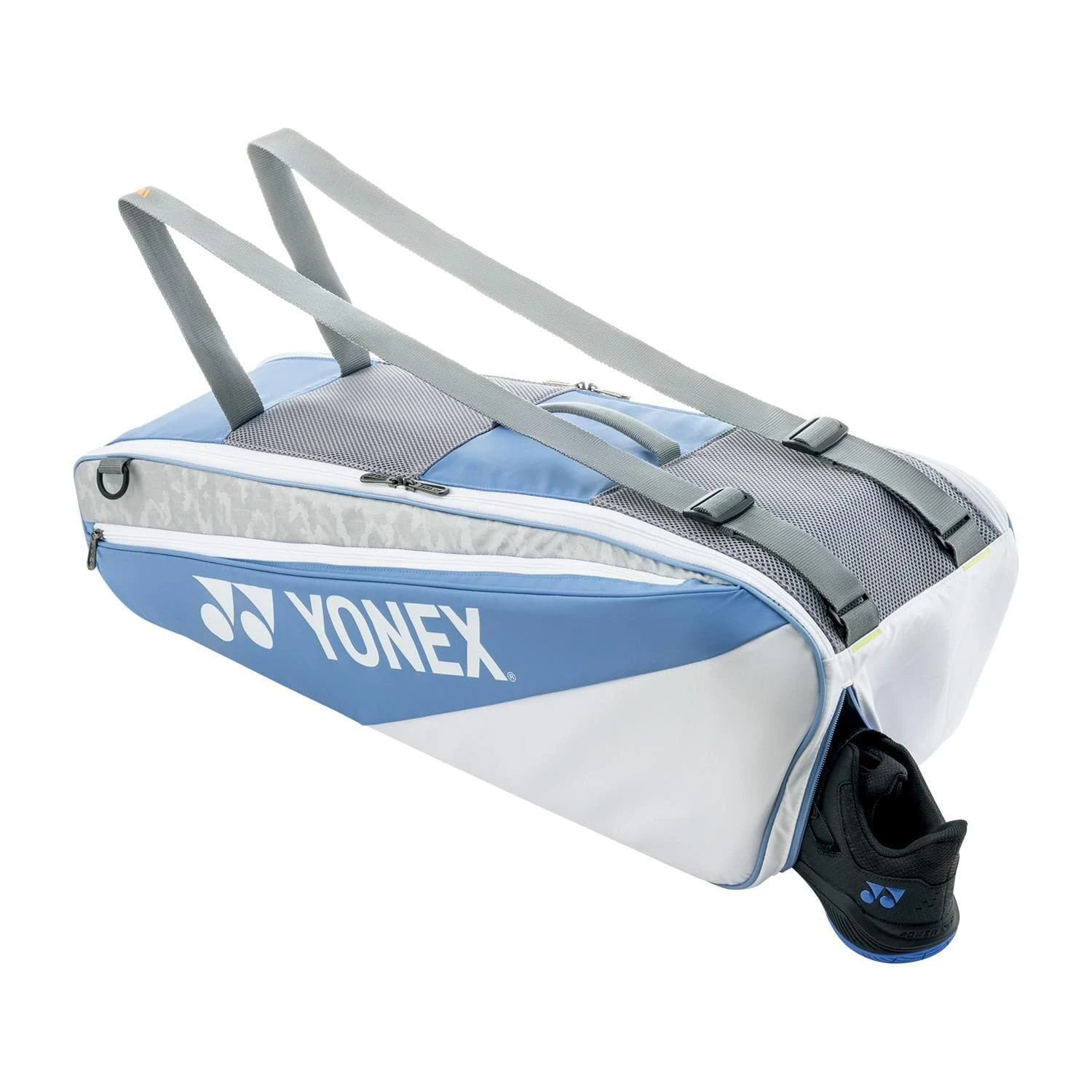 Yonex 52526EX Club 6 Racket Tennis Bag - Greyish Blue 2 Yonex 52526EX Club 6 Racket Tennis Bag - Greyish Blue - Image 2