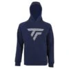 Tecnifibre Fleece Unisex Tennis Hoodie - Marine