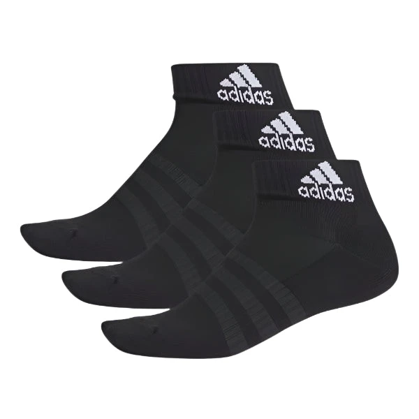 Adidas Cushion Ankle Socks 3PP Black 1 Adidas Cushion Ankle Socks 3PP Black