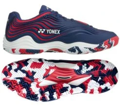 Yonex Power Cushion FusionRev 5 Mens Tennis Shoes - Navy / Red
