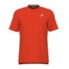 HEAD Vision Slice Mens Tennis T-Shirt - Orange Alert