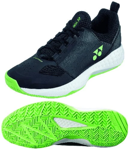 Yonex Power Cushion Lumio 4 Mens Tennis Shoes - Black / Lime 1 Yonex Power Cushion Lumio 4 Mens Tennis Shoes - Black / Lime
