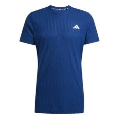 ADIDAS Mens Climacool+ Freelift Tennis T-Shirt - Navy