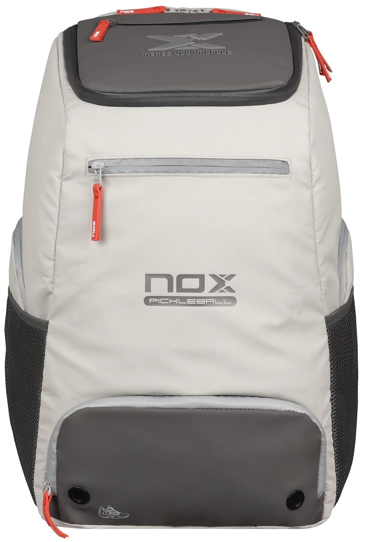 NOX Supra Pickleball Backpack - Cream 2 NOX Supra Pickleball Backpack - Cream - Image 2