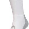 HEAD Crew Athletes Tennis Socks (1 Pack) - White