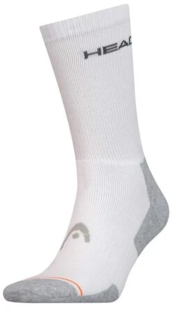 HEAD Crew Athletes Tennis Socks (1 Pack) - White