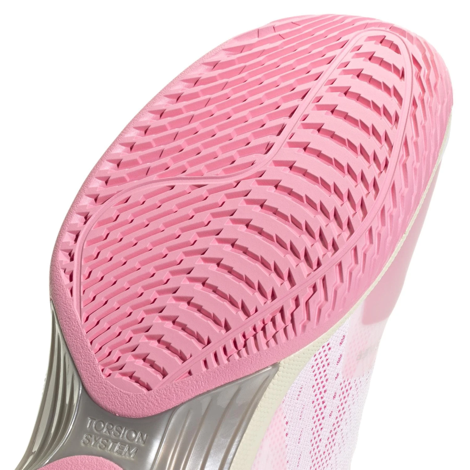 ADIDAS Avacourt 2 Womens Tennis Shoes - White / Pink 6 ADIDAS Avacourt 2 Womens Tennis Shoes - White / Pink - Image 6