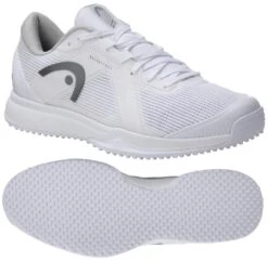 HEAD Sprint Pro 4.0 Mens Grass Court Tennis Shoes - White / Grey