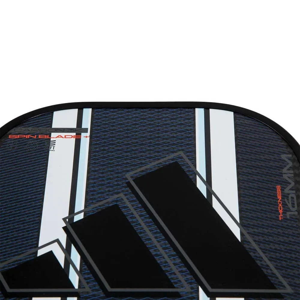 ADIDAS Adipower Carbon CTRL 3.3 Pickleball Paddle - Black / Blue 4 ADIDAS Adipower Carbon CTRL 3.3 Pickleball Paddle - Black / Blue - Image 4