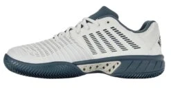 K-Swiss Express Light 3 HB Mens Indoor Court Shoes - Star White / Moonstruck / Indian Teal -Tennis Equipment Shop 29e8bdfa 784f 414b a3dc a4b941ffe961