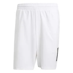 ADIDAS Mens 3 Stripe Tennis Shorts - White