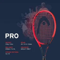 HEAD Radical Pro 2023 Tennis Racket - Orange / Navy Blue (Frame Only) -Tennis Equipment Shop 2d795111 1e71 461a b0c2 c5fa5003e3e5