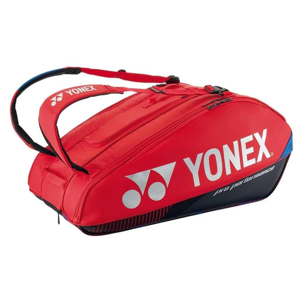 Yonex 92429EX 9 Racket Pro Tennis Bag - Scarlet 1 Yonex 92429EX 9 Racket Pro Tennis Bag - Scarlet