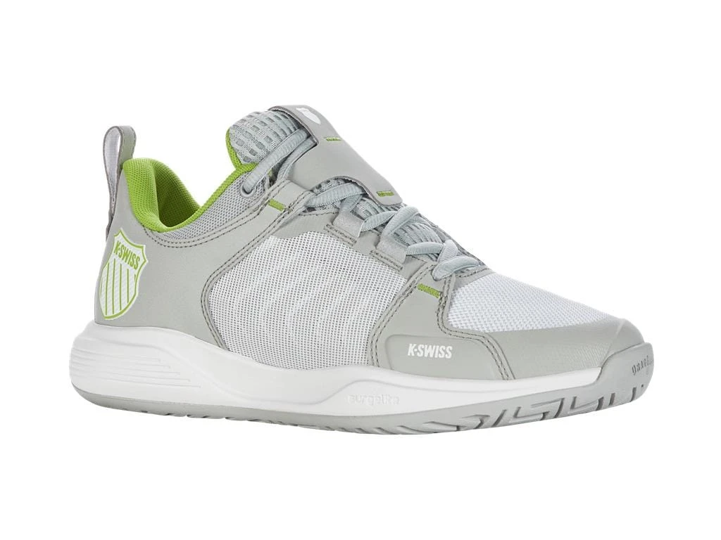 K-Swiss Ultrashot Team Womens Tennis Shoes - Grey Violet / White / Lime 3 K-Swiss Ultrashot Team Womens Tennis Shoes - Grey Violet / White / Lime - Image 3