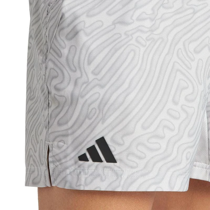 ADIDAS Melbourne Mens Pro 7 Inch Tennis Shorts - Grey 5 ADIDAS Melbourne Mens Pro 7 Inch Tennis Shorts - Grey - Image 5