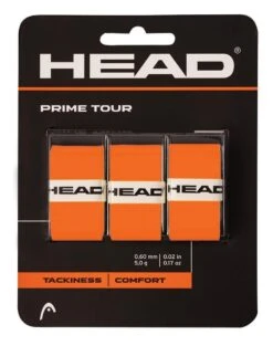 HEAD Prime Tour Tennis Overgrip (3 Pack) - Orange