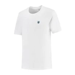 K-Swiss Hypercourt Print Crew 4 Mens Tennis T-Shirt - White