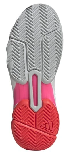 ADIDAS CourtJam Control 3 Womens Tennis Shoes - White / Red -Tennis Equipment Shop 3e77abec b071 4e36 a074 78db1a3095cd