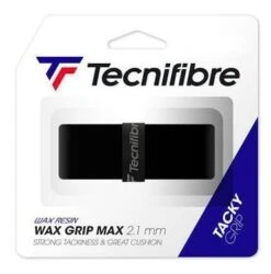 Tecnifibre Wax Max Replacement Tennis Grip - Black