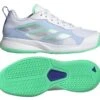 Adidas AvaFlash Low Womens Tennis Shoes - Cloud White / Pulse Mint