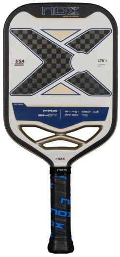 NOX Pro Shot Pickleball Paddle - Black / Blue