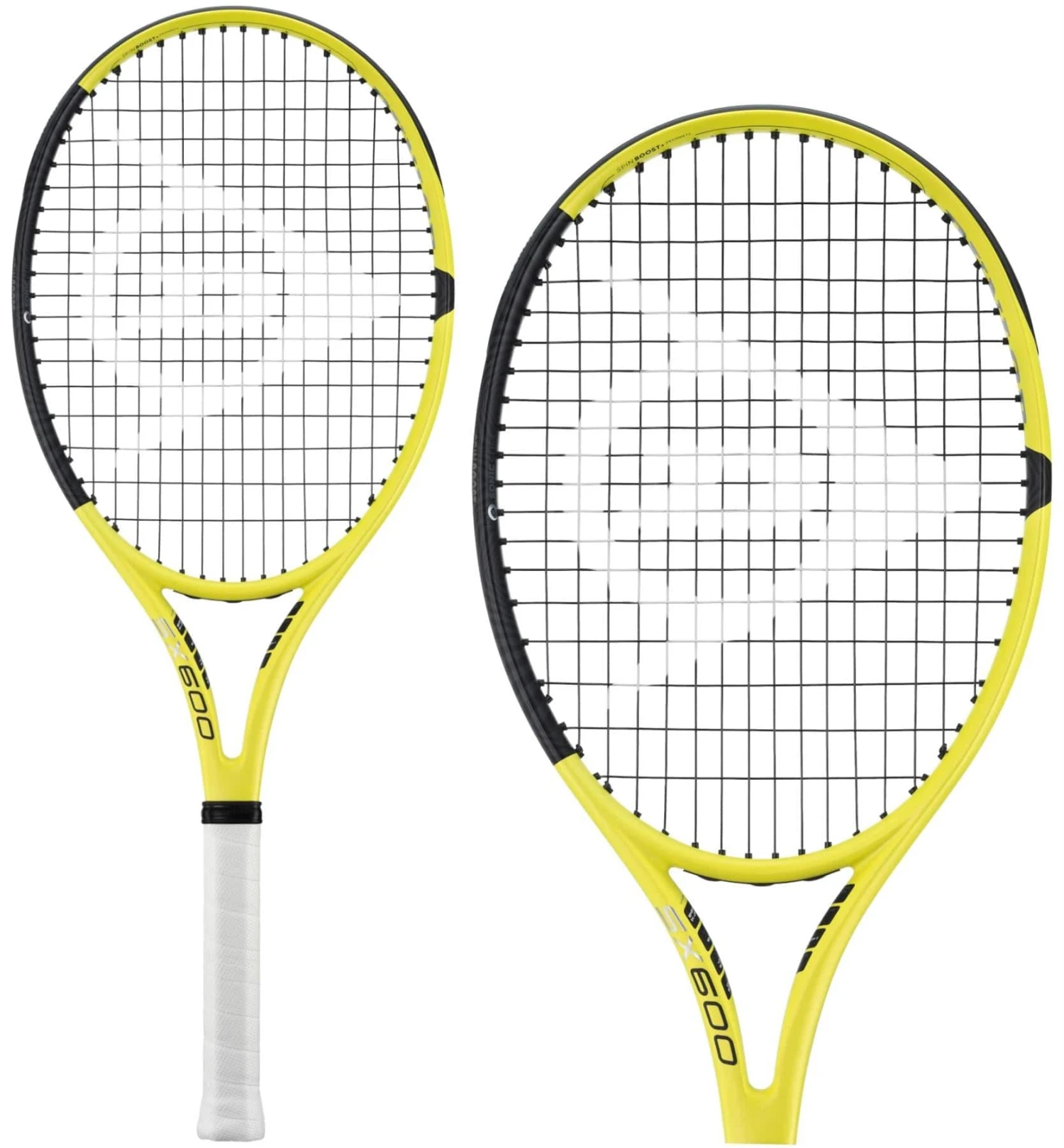 Dunlop SX 600 Tennis Racket - Yellow / Black (Frame Only) 2 Dunlop SX 600 Tennis Racket - Yellow / Black (Frame Only) - Image 2