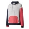 Yonex YHD123 Unisex Tennis Hoodie - Grey / Gunmetal / Cerise