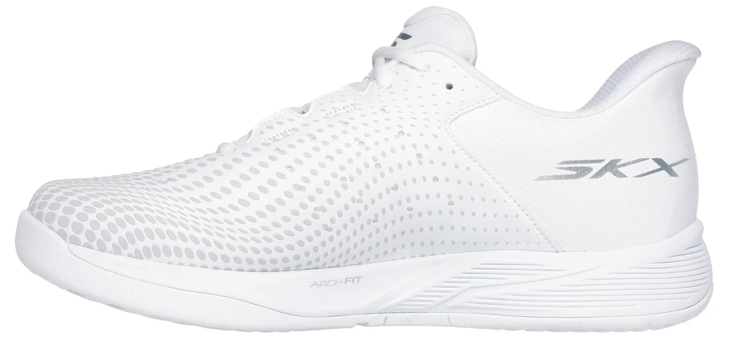 Skechers Viper Court Reload Slip Ins Relaxed Fit Tennis Shoes - White 6 Skechers Viper Court Reload Slip Ins Relaxed Fit Tennis Shoes - White - Image 6