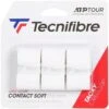 Tecnifibre Contact Soft Tennis Overgrip - 3 Pack - White