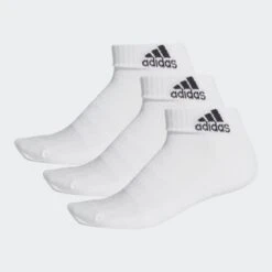 Adidas Cushion Ankle Socks 3PP White