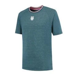 K-Swiss Hypercourt Mens Melange 3 Mens Tennis T-Shirt - Stargazer