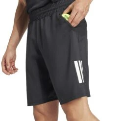 ADIDAS Mens 3 Stripe Tennis Shorts - Black -Tennis Equipment Shop 5f1ecf1c 9d48 4322 803d 82d33ecdd8db