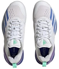 Adidas Adizero Cybersonic Womens Tennis Shoes - Cloud White / Blue Fusion / Pulse Mint -Tennis Equipment Shop 5f5da644 1b9d 48f4 8990 2495d208175d