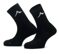 Kanso Neo Pro Performance Crew Tennis Socks (1 Pair) - Black