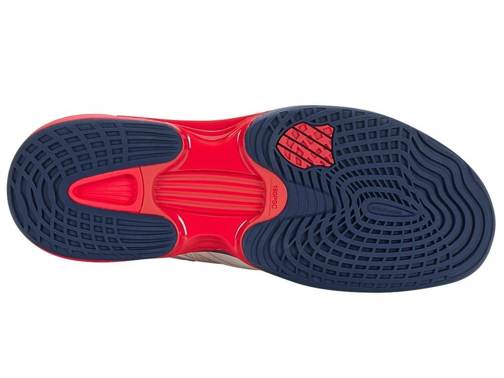 K-Swiss Speedtrac Mens Tennis Shoes - White / Blue Opal / Lollipop 3 K-Swiss Speedtrac Mens Tennis Shoes - White / Blue Opal / Lollipop - Image 3