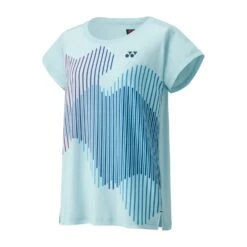 Yonex 20764 Crew Neck Womens Tennis T-Shirt - Crystal Blue
