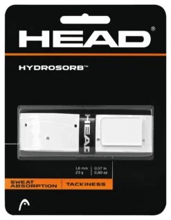 HEAD HydroSorb Replacement Tennis Grip - White
