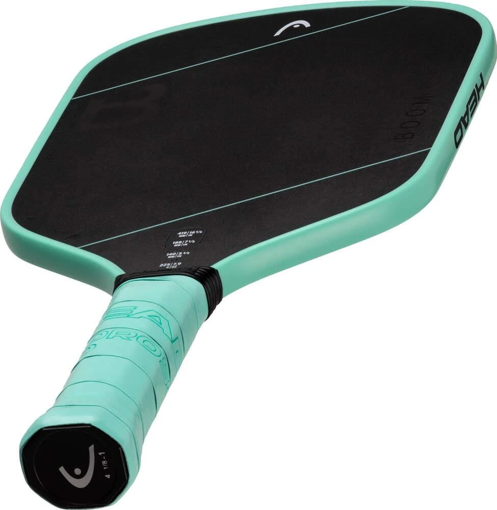 HEAD Boom Tour EX 2024 Pickleball Paddle - Black / Mint 2 HEAD Boom Tour EX 2024 Pickleball Paddle - Black / Mint - Image 2
