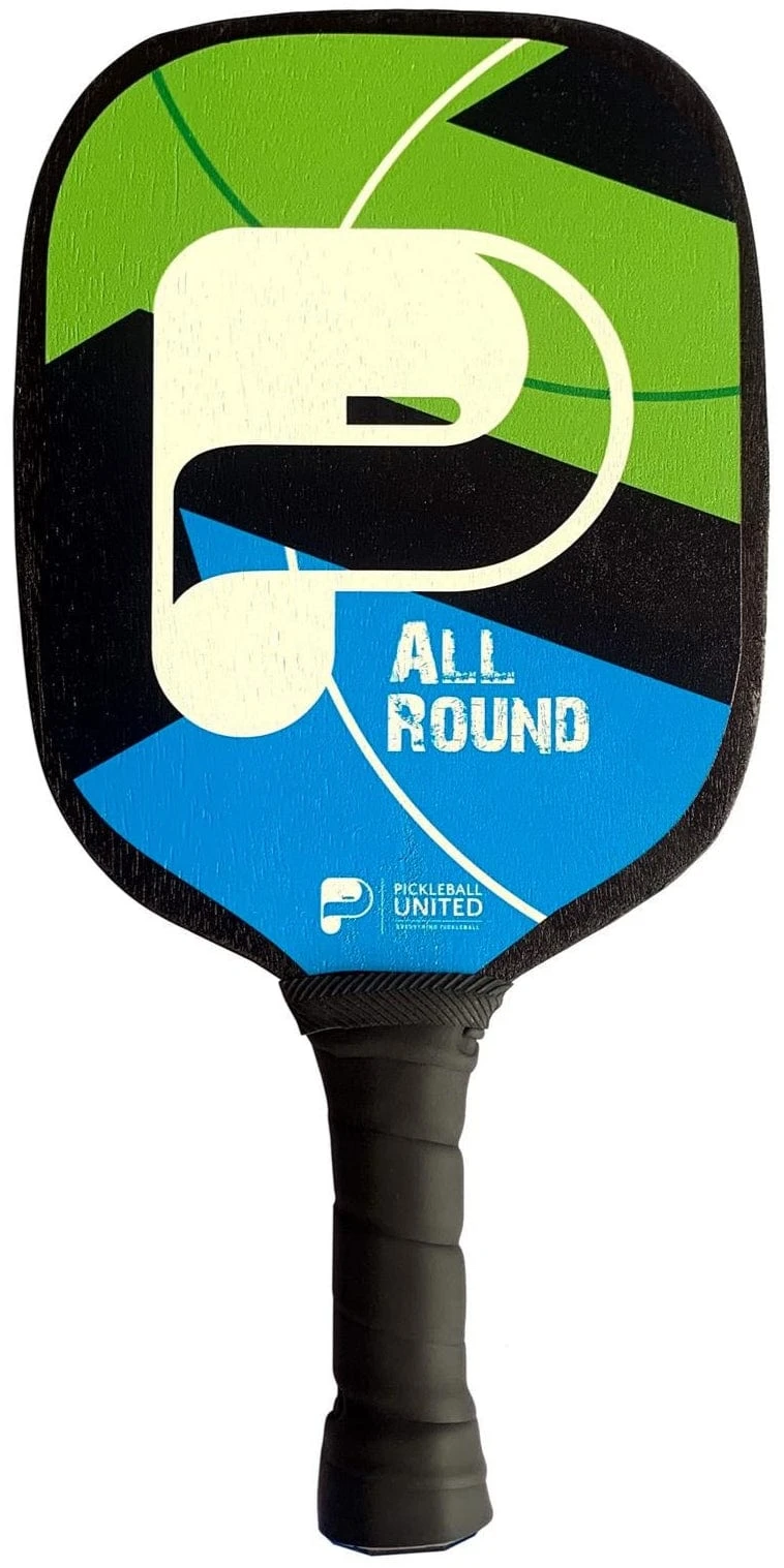 Pickleball United All Round Pickleball Paddle - Black / Blue / Green 1 Pickleball United All Round Pickleball Paddle - Black / Blue / Green