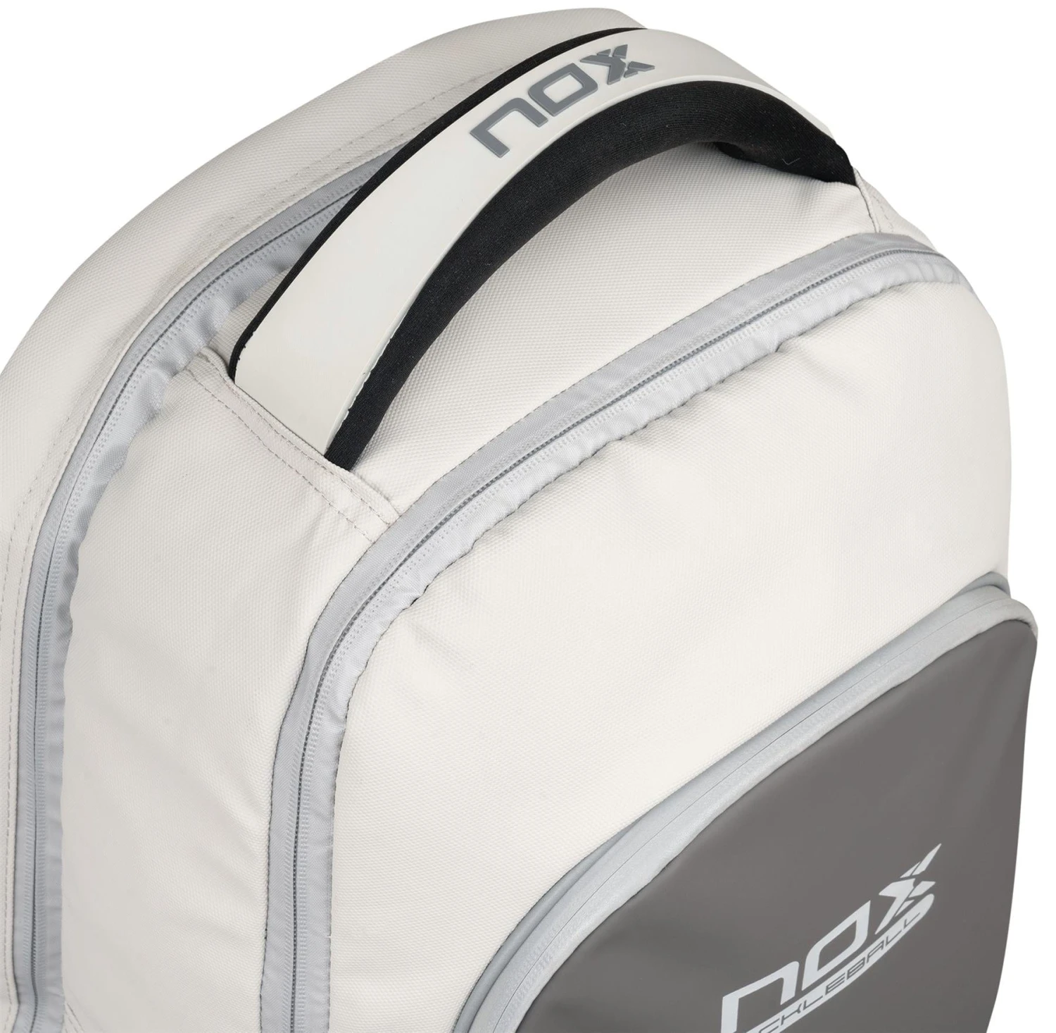 NOX Pro Pickleball Backpack - Cream 5 NOX Pro Pickleball Backpack - Cream - Image 5