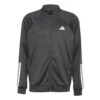 ADIDAS Mens 3 Stripe Knit Tennis Jacket - Black