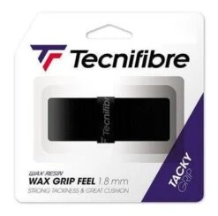 Tecnifibre Wax Feel Replacement Tennis Grip - Black