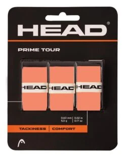 HEAD Prime Tour Tennis Overgrip (3 Pack) - Salmon