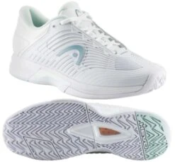 HEAD Revolt Pro 4.5 Womens Tennis Shoes - White / Aqua