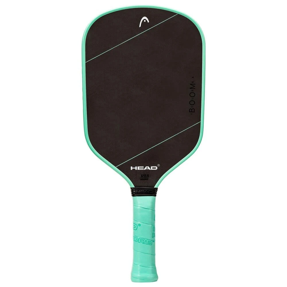 HEAD Boom Tour EX 2024 Pickleball Paddle - Black / Mint 4 HEAD Boom Tour EX 2024 Pickleball Paddle - Black / Mint - Image 4