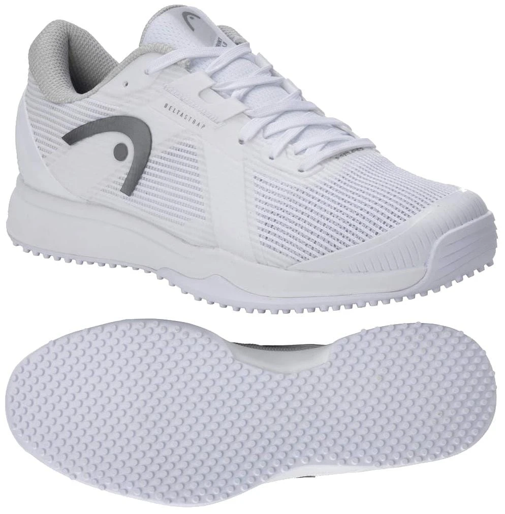 HEAD Sprint Pro 4.0 Womens Grass Court Tennis Shoes - White / Grey 1 HEAD Sprint Pro 4.0 Womens Grass Court Tennis Shoes - White / Grey