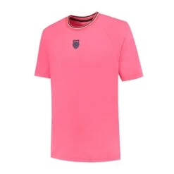 K-Swiss Hypercourt Mens Melange 3 Mens Tennis T-Shirt - Pink